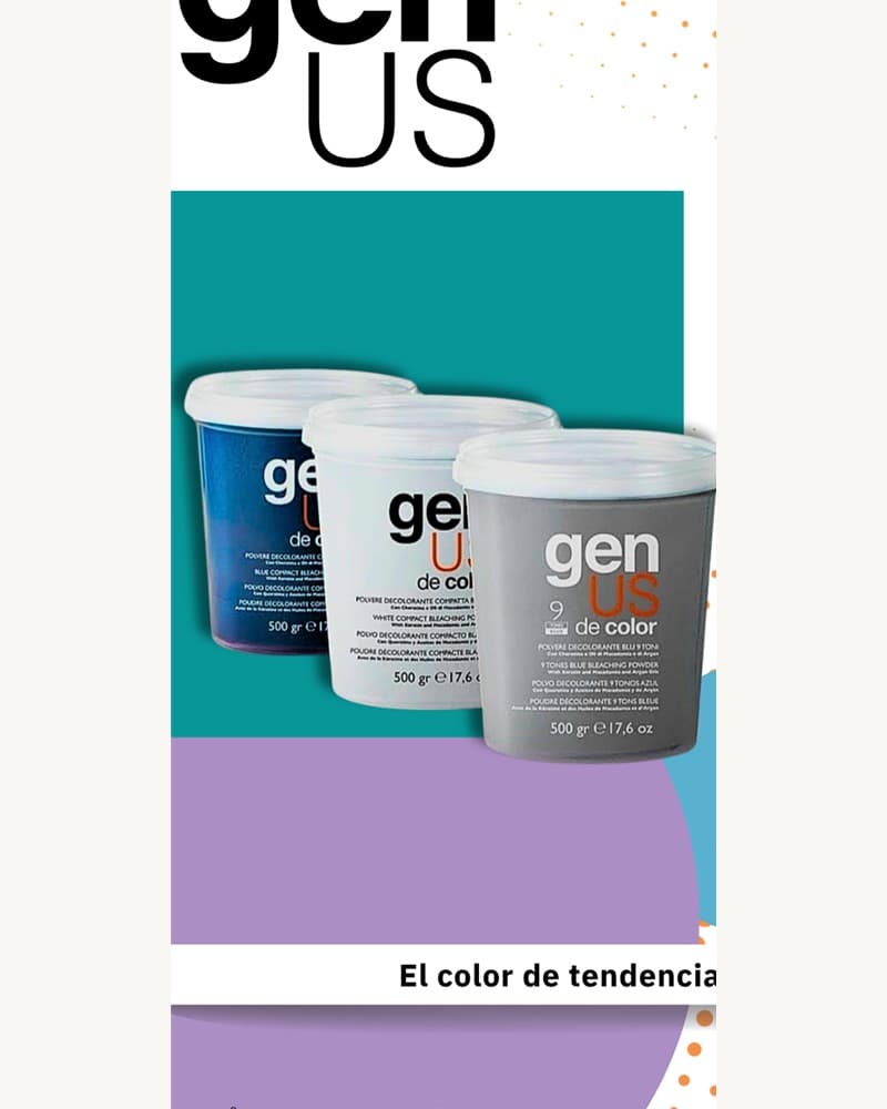 genUS Hair Polvo Decolorante Compacto