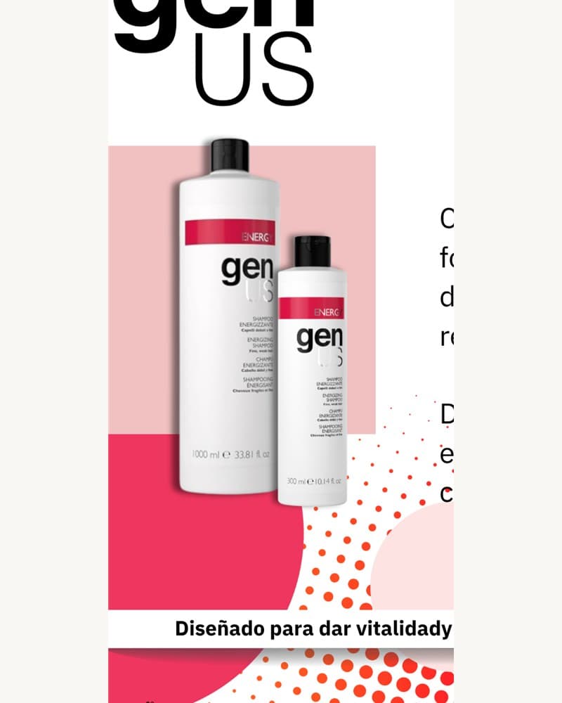 genUS Hair Champú Energizante