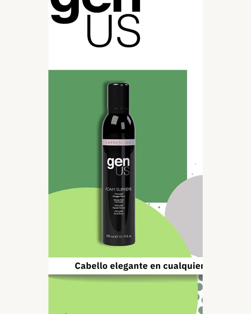 genUS Hair Foam Supreme Mousse