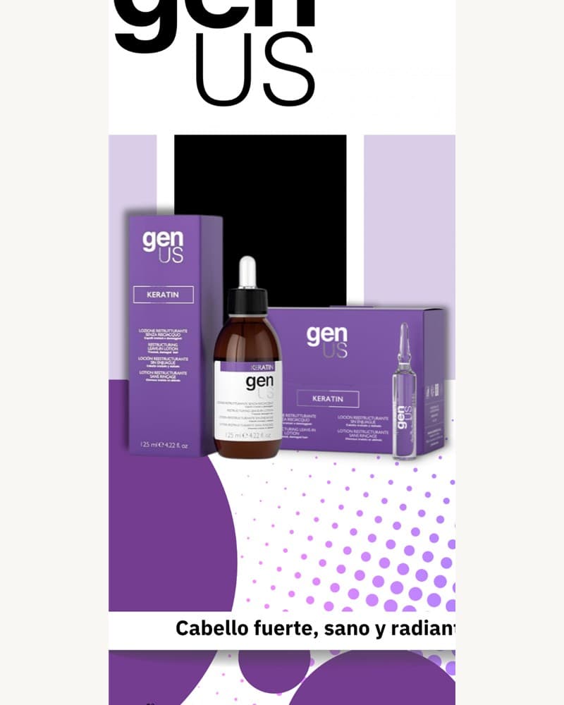 genUS Hair Loción Reestructurante sin Enjuague