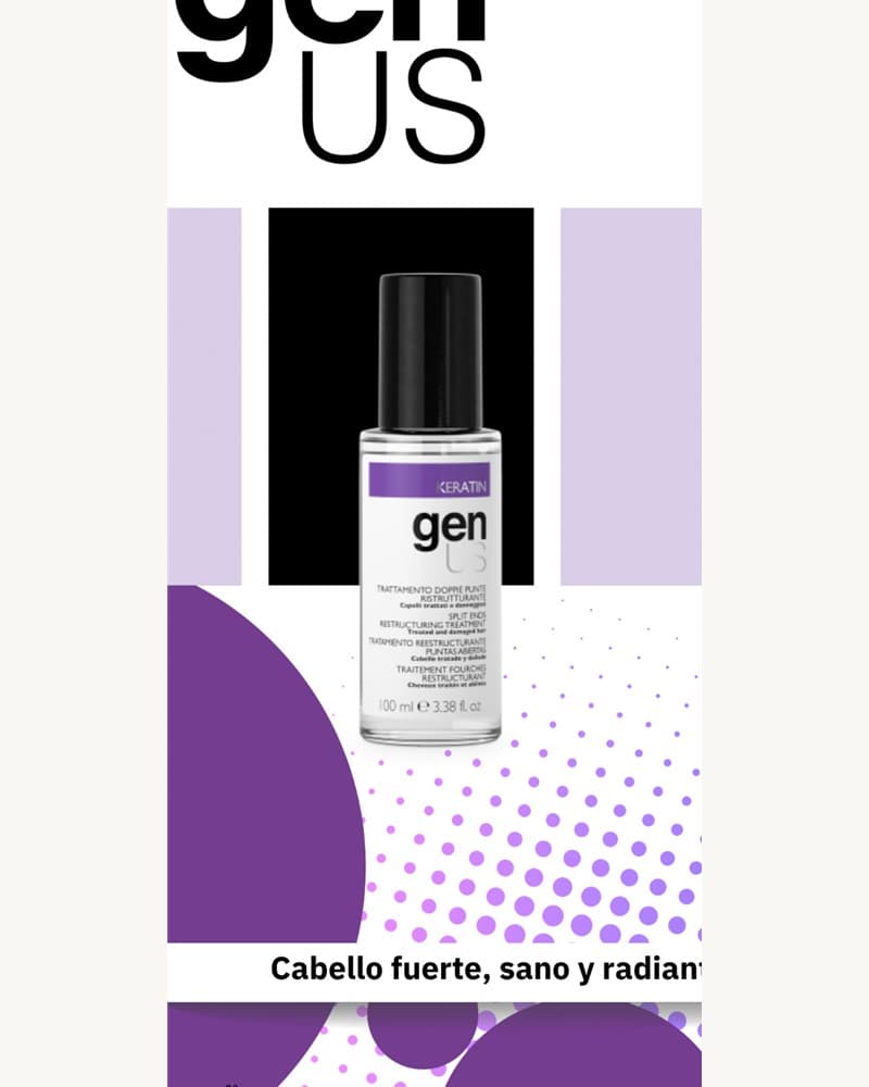 genUS Hair Tratamiento Reestructurante para Puntas Abiertas