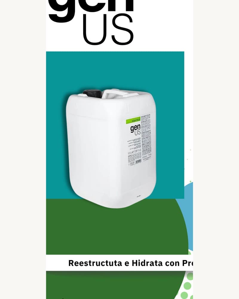 genUS Hair Conditioner with Vegetal Keratin
